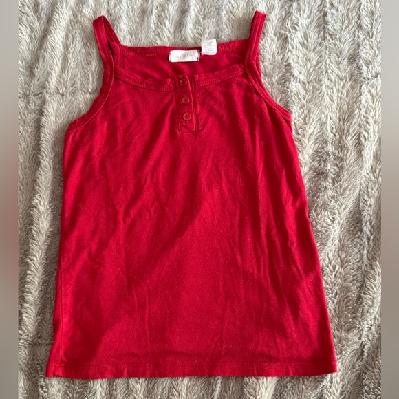Tillys Full Tilt Vibrant Red Kids Tank Top - Picture 1 of 4